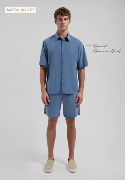 Alternative view of Dstrezzed 515628 Logan Shorts, Blue Fusion