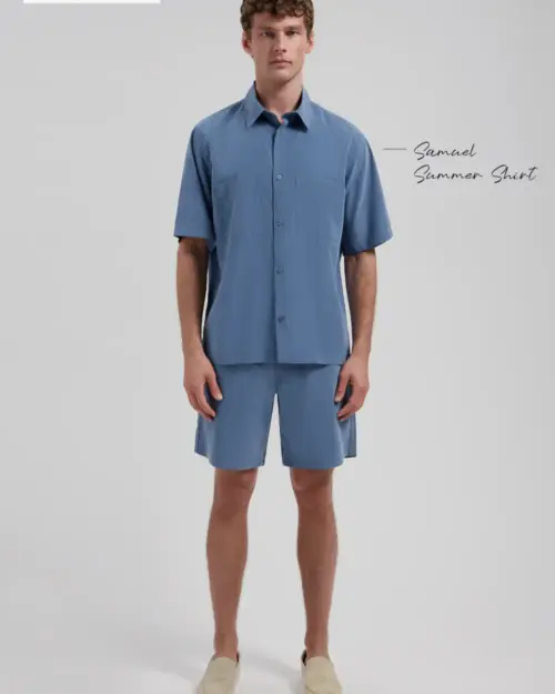 Alternative view of Dstrezzed 515628 Logan Shorts, Blue Fusion