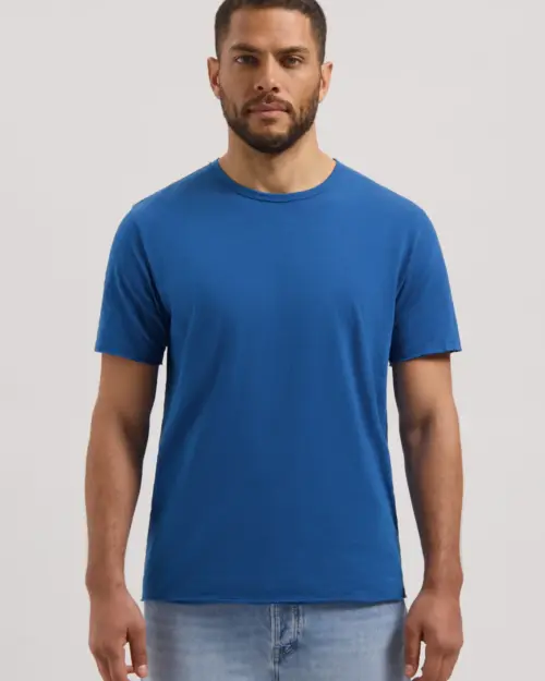Dstrezzed Mc Queen Organic Cotton Tee 202274 Snorkel Blue
