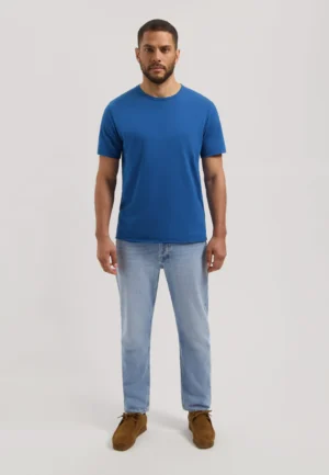 Alternative view of Dstrezzed Mc Queen Organic Cotton Tee Snorkel Blue