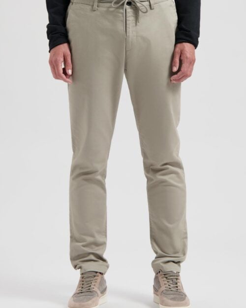 Dstrezzed Lancaster Twill Knit Tappered Jogger 501700 Light Grey - Image 6