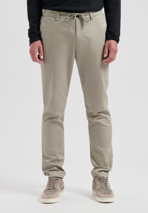Dstrezzed 501700- Lancaster Twill Knit Tappered Jogger , Light Grey image4