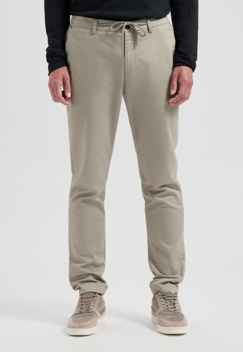 Dstrezzed 501700- Lancaster Twill Knit Tappered Jogger , Light Grey - Image 6