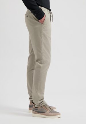 Alternative view of Dstrezzed 501700- Lancaster Twill Knit Tappered Jogger , Light Grey