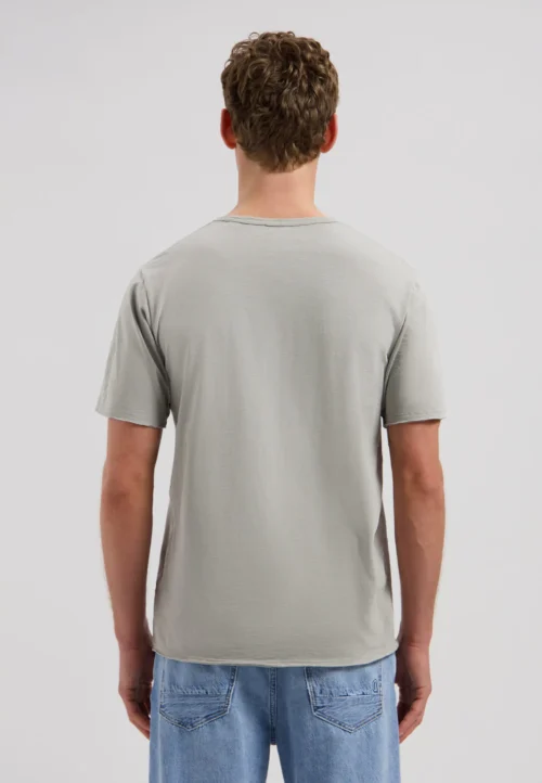 Dstrezzed Mc Queen Organic Cotton Tee Ghost Grey - Image 3