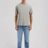Dstrezzed Mc Queen Organic Cotton Tee 202274 Ghost Grey - Image 2