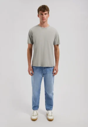 Alternative view of Dstrezzed Mc Queen Organic Cotton Tee Ghost Grey