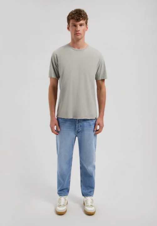 Alternative view of Dstrezzed Mc Queen Organic Cotton Tee Ghost Grey