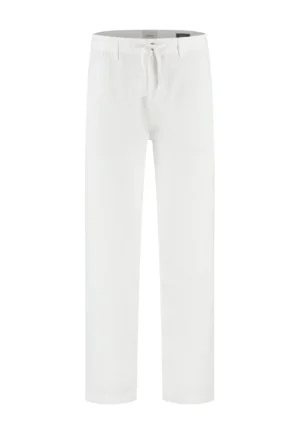 Dstrezzed 501822 : 100% Crispy Linen Pants White