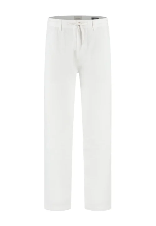 Dstrezzed 501822 : 100% Crispy Linen Pants White