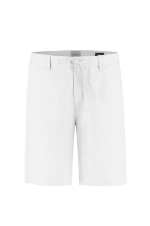 Dstrezzed 100% Crispy Linen Shorts 515558, White