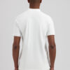 Dstrezzed  Organic Cotton V-Neck Polo 240022 White - Image 3