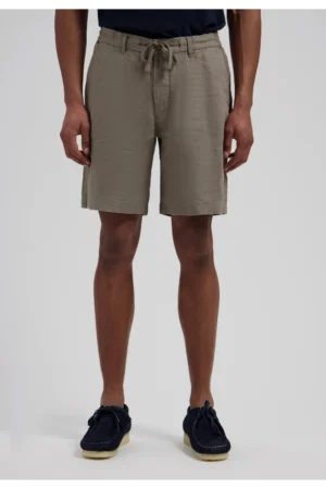 Dstrezzed 515558, 100% Crispy Linen Shorts Grey Brown