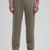 Dstrezzed 501822 : 100% Crispy Linen Pants- Grey Brown