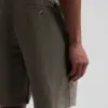 Dstrezzed 100% Crispy Linen Shorts 515558 Grey Brown - Image 3