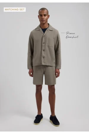 Dstrezzed 515558, 100% Crispy Linen Shorts Grey Brown image2