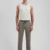 Dstrezzed 100% Crispy Linen Pants 501822 Grey Brown - Image 4
