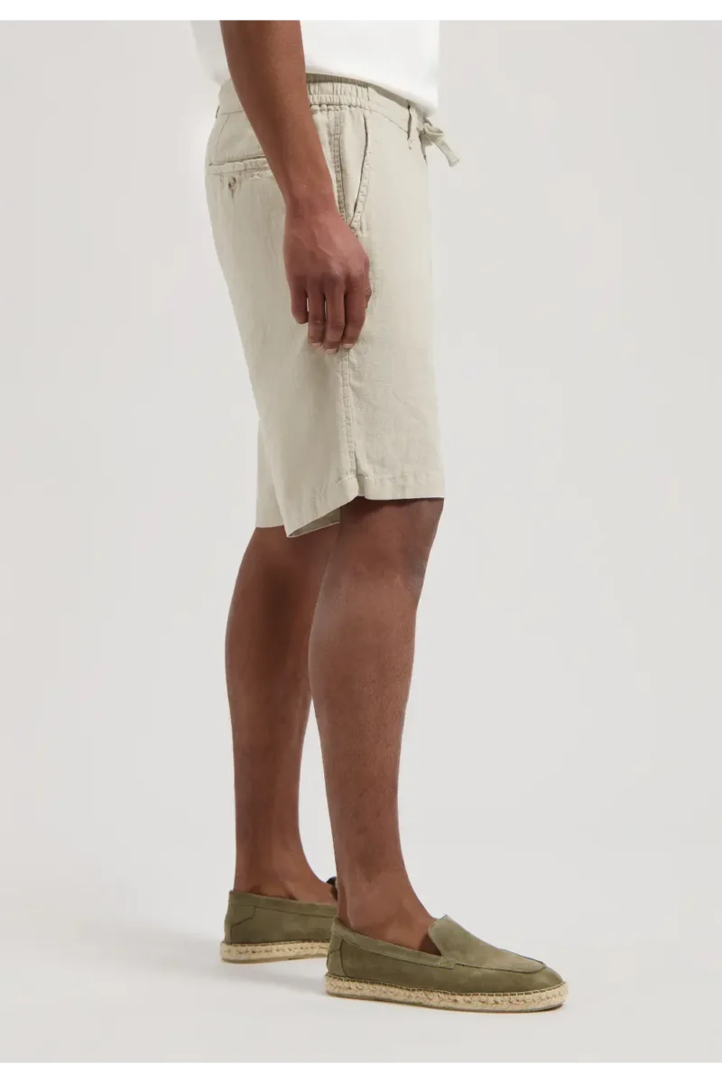 Dstrezzed 100% Linen Shorts, Sand - Image 5