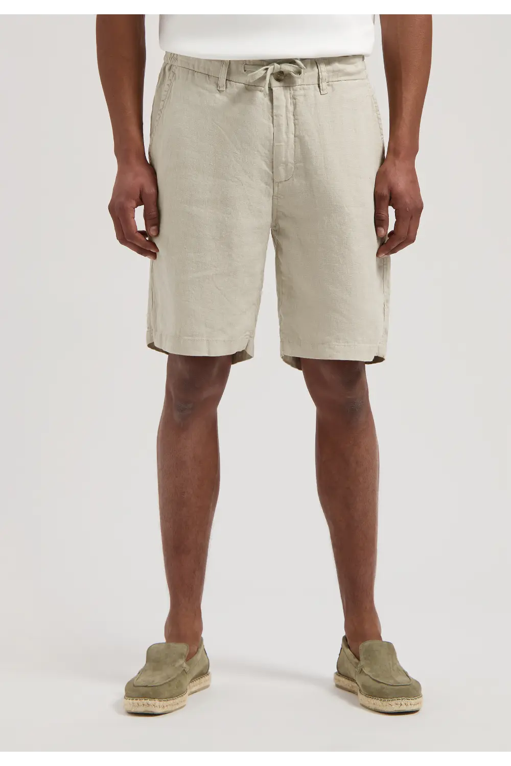 Dstrezzed 100% Linen Shorts, Sand