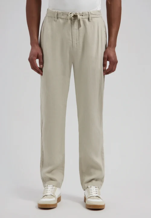 Alternative view of Dstrezzed :501822 Crispy  100% Linen Pants- Sand