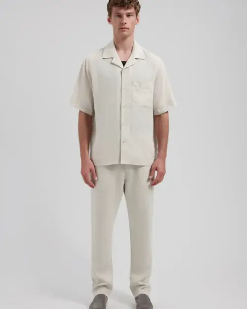 Alternative view of Dstrezzed  100% Linen shirt 311480 Sand Melange