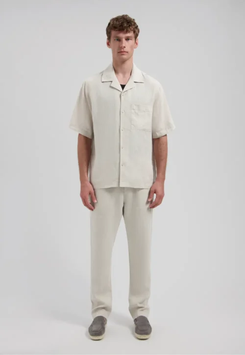 Alternative view of Dstrezzed 311480- 100% Linen shirt, Sand Melange