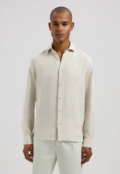 Dstrezzed 303710- The Jagger Shirt 100% Linen, Sand Melange