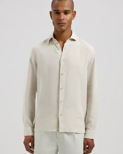 Dstrezzed Jagger Shirt 100% Linen 303710 Sand Melange