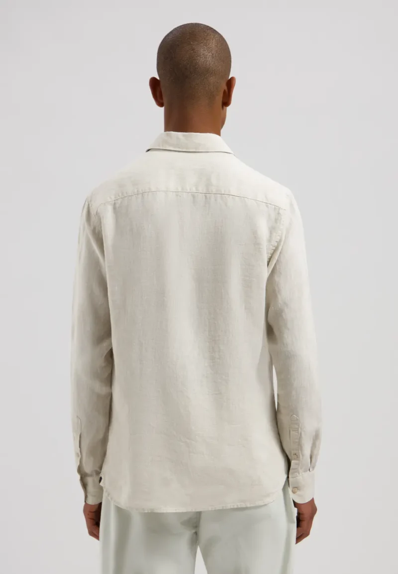 Dstrezzed 303710- The Jagger Shirt 100% Linen, Sand Melange - Image 3