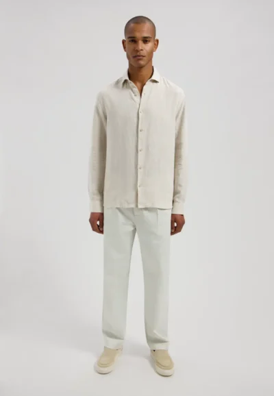 Alternative view of Dstrezzed 303710- The Jagger Shirt 100% Linen, Sand Melange