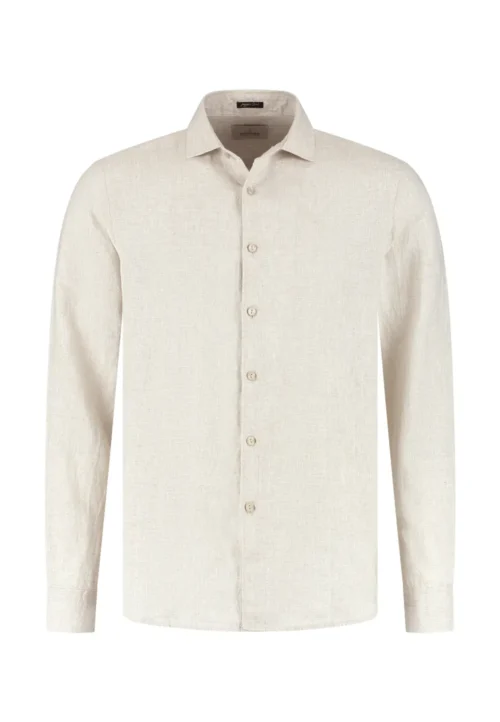 Dstrezzed 303710- The Jagger Shirt 100% Linen, Sand Melange image3