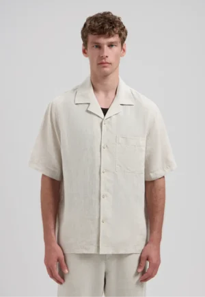 Dstrezzed 311480- 100% Linen shirt, Sand Melange