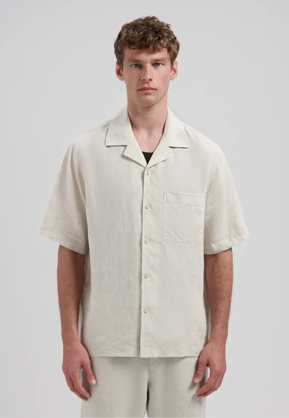 Dstrezzed 311480- Hero Resort shirt, Sand Melange