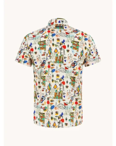 Alternative view of A Fish Named Fred Short Sleeve Shirt, Multicolor
