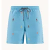 A Fish Named Fred 33.259,  Swimshort Sailing Boats, Aqua Blue
