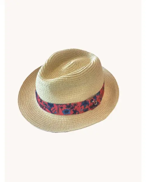 A Fish Named Fred Straw Hat Floral  33.274
