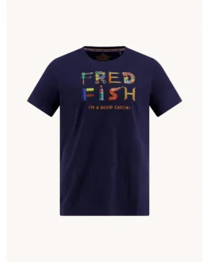 A fish named Fred 33.403 Fred Fish T-shirt Navy
