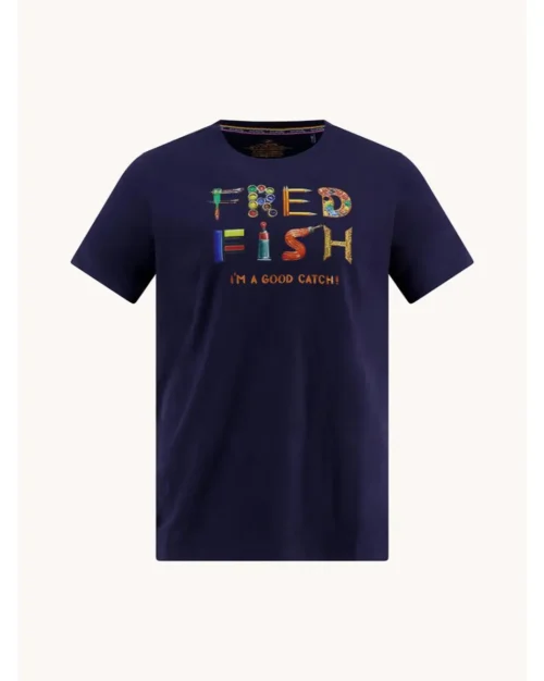 A fish named Fred 33.403  Fred Fish T-shirt Navy