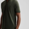 Dstrezzed Organic Cotton V-Neck Polo 240022 Dark Army - Image 4