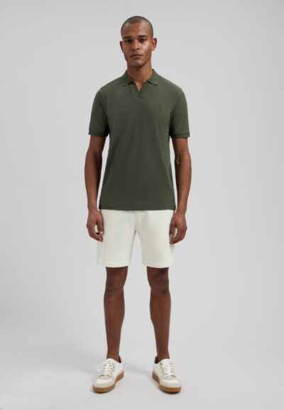 Alternative view of Dstrezzed 240022- V-Neck Polo Dark Army
