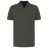 Dstrezzed Organic Cotton V-Neck Polo 240022 Dark Army - Image 5