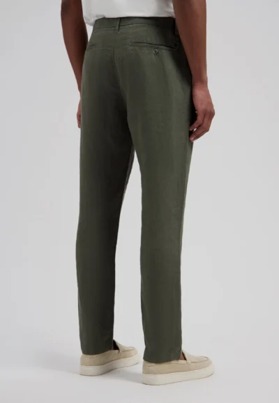Alternative view of Dstrezzed : James 100% Linen Pants- Dark Army