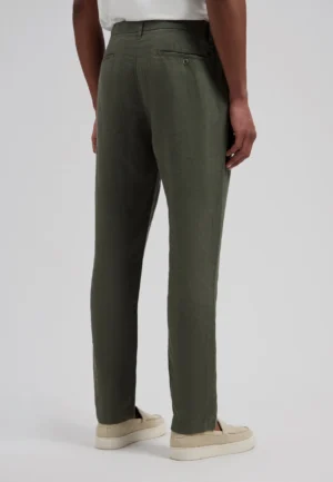Alternative view of Dstrezzed 501822: 100% Crispy Linen Pants  Dark Army