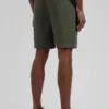 Dstrezzed 100% Crispy Linen Shorts 515558, Dark army - Image 3
