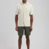Dstrezzed 100% Crispy Linen Shorts 515558, Dark army - Image 2