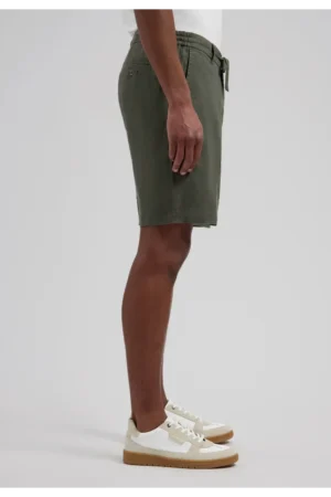 Dstrezzed 100% Crispy Linen Shorts 515558, Dark army image3