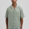 Dstrezzed 311480- Hero Resort Shirt, Green Shadow