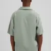 Dstrezzed  100% Linen Shirt 311480 Green Shadow - Image 3