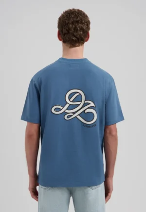 Alternative view of Dstrezzed Lasse Tee Graphic Blue Fusion