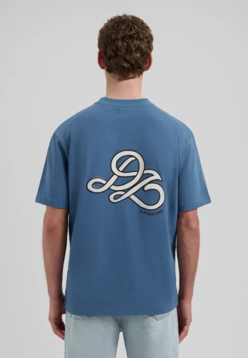 Alternative view of Dstrezzed Lasse Tee Graphic Blue Fusion